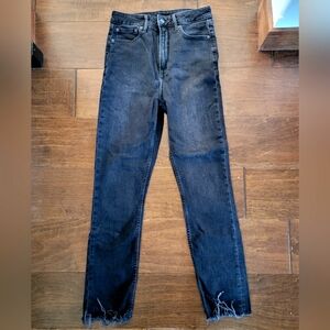 Black Gap vintage slim high rise jeans. 28 tall